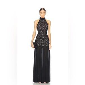 L’Academie by Marianna Zelie Gown in Black